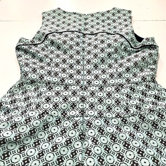 Club Monaco Mint Blue Sleeveless Dress Sz 0 Skater Fit Flare Summer Vacation - Picture 5 of 11